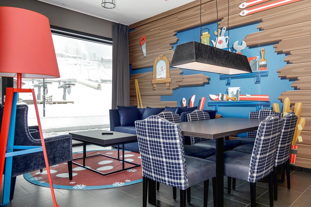 Hemsedal Skisenter - VALLE FAMILY SUITES 1109 SKI VIEW - 2 soveværelser, 6 senge, 60m2 – SkiStar Lodge Suites
