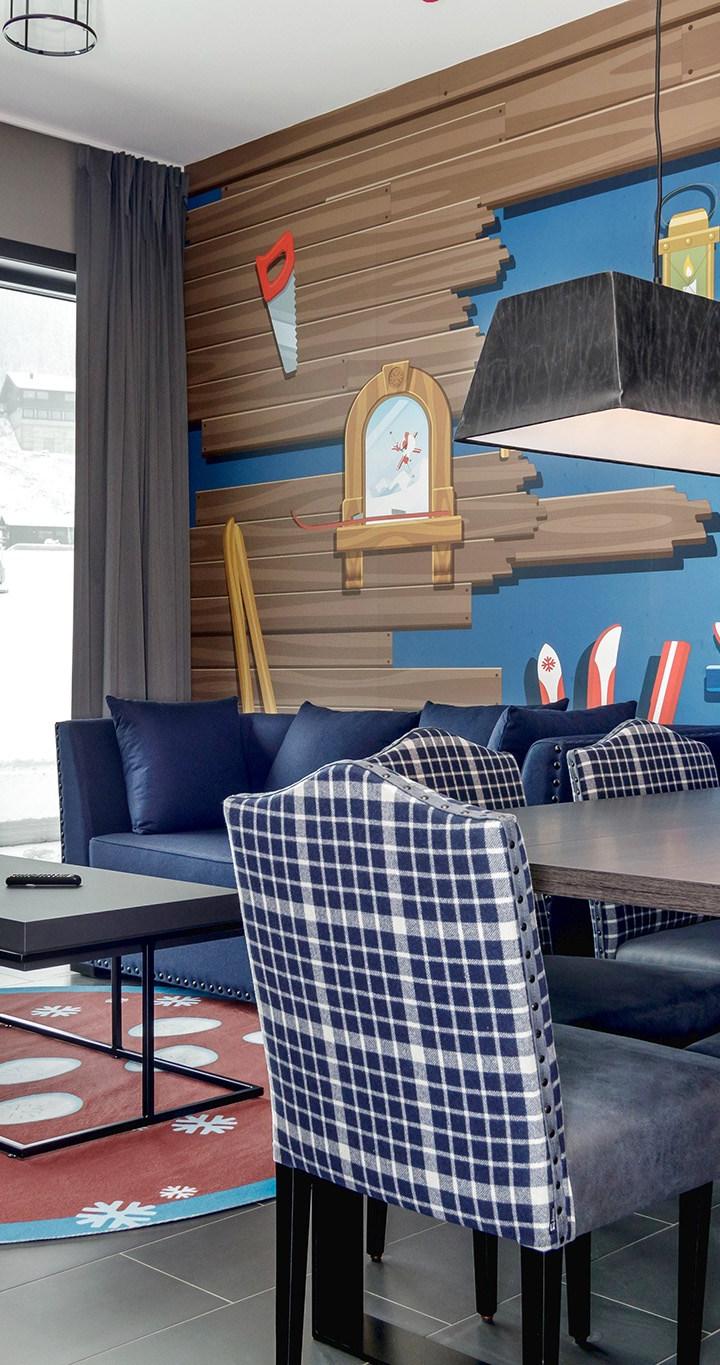 Hemsedal Skisenter - VALLE FAMILY SUITES 1109 SKI VIEW - 2 soveværelser, 6 senge, 60m2 – SkiStar Lodge Suites