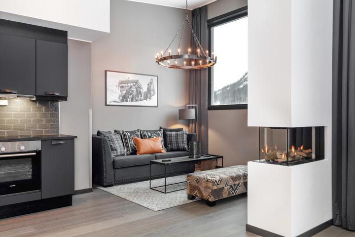 Hemsedal Skisenter - SKISTAR LODGE SUITES TOP VIEW 5105 - 2 soveværelser, 4 senge, 75m2 – SkiStar Lodge Suites