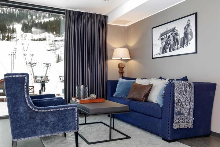 Hemsedal Skisenter – SKISTAR LODGE SUITES 4117 SKI VIEW – 2 soveværelser, 6 senge, 65m2 – SkiStar Lodge Hemsedal Mountain View (1/24)