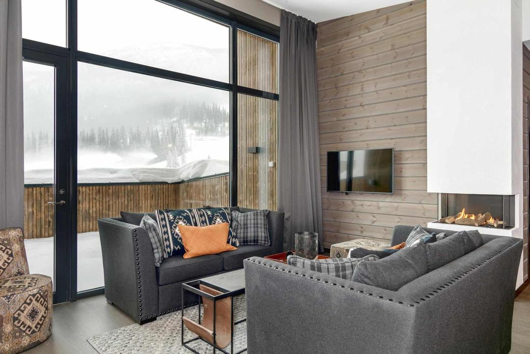 Hemsedal Skisenter - SKISTAR LODGE SUITES TOP VIEW 5102 - 3 sovrum, 8 sängar, 100m2 – Skistar Lodge Hemsedal Suite Mountain View
