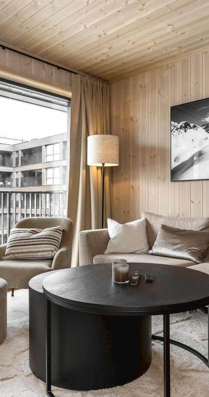 Hemsedal Skisenter – Fjellandsbyen Hemsedal A311 Mountain View – 1 soveværelser, 4 senge, 44m2 – Fjellandsbyen