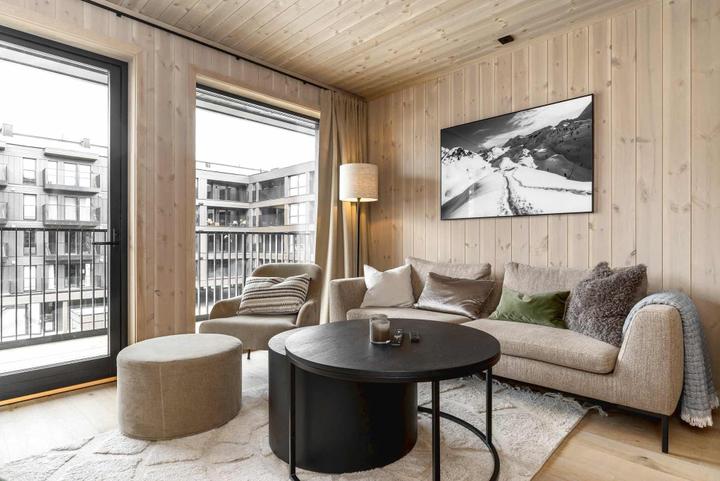 Hemsedal Skisenter – Fjellandsbyen Hemsedal A311 Mountain View – 1 soveværelser, 4 senge, 44m2 – Fjellandsbyen (1/22)