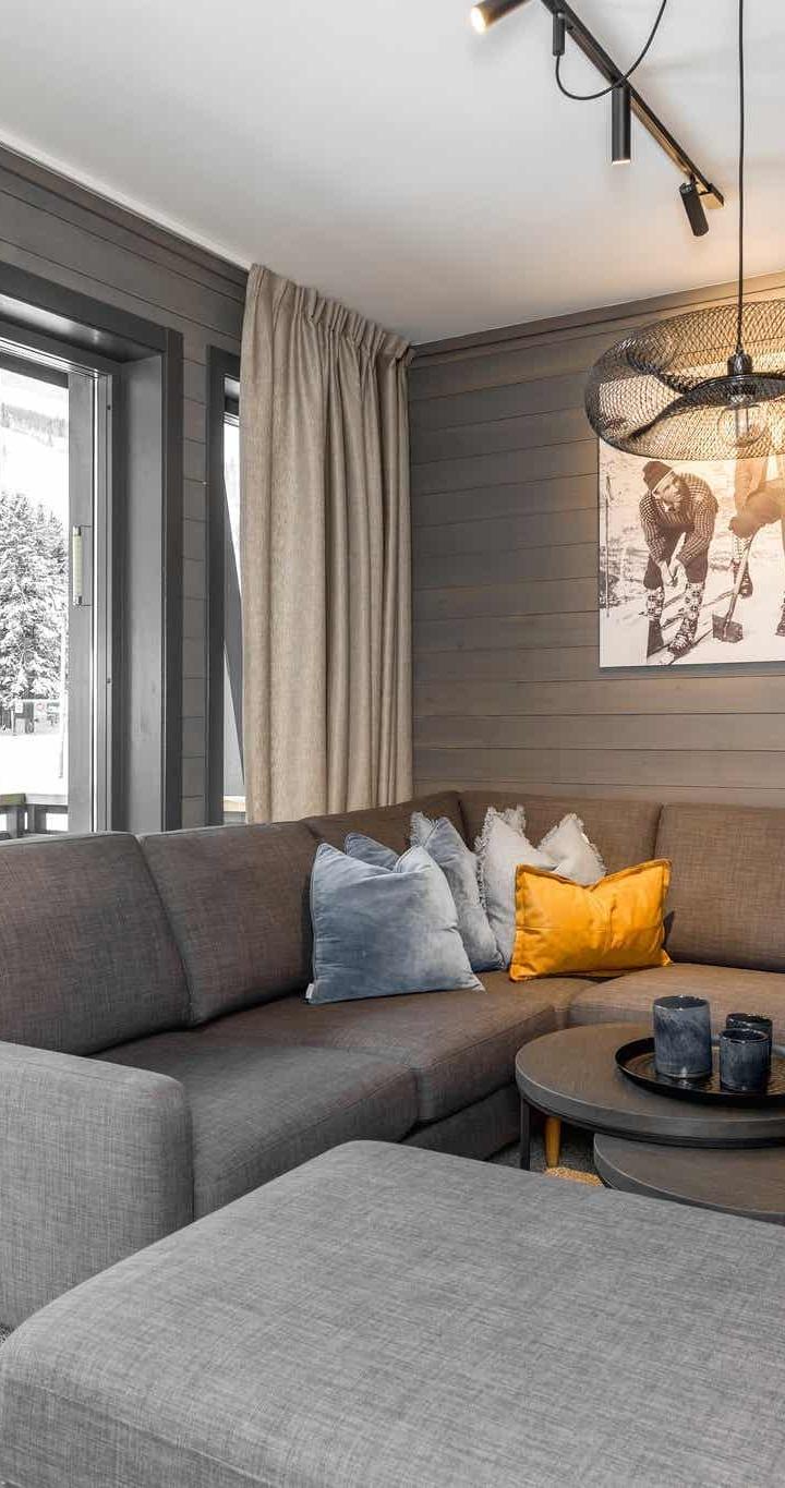 Hemsedal Skisenter – SKISTAR LODGE ALPIN 203 SKI VIEW – 3 soveværelser, 8 senge, 67m2 – SkiStar Lodge Hemsedal Mountain View