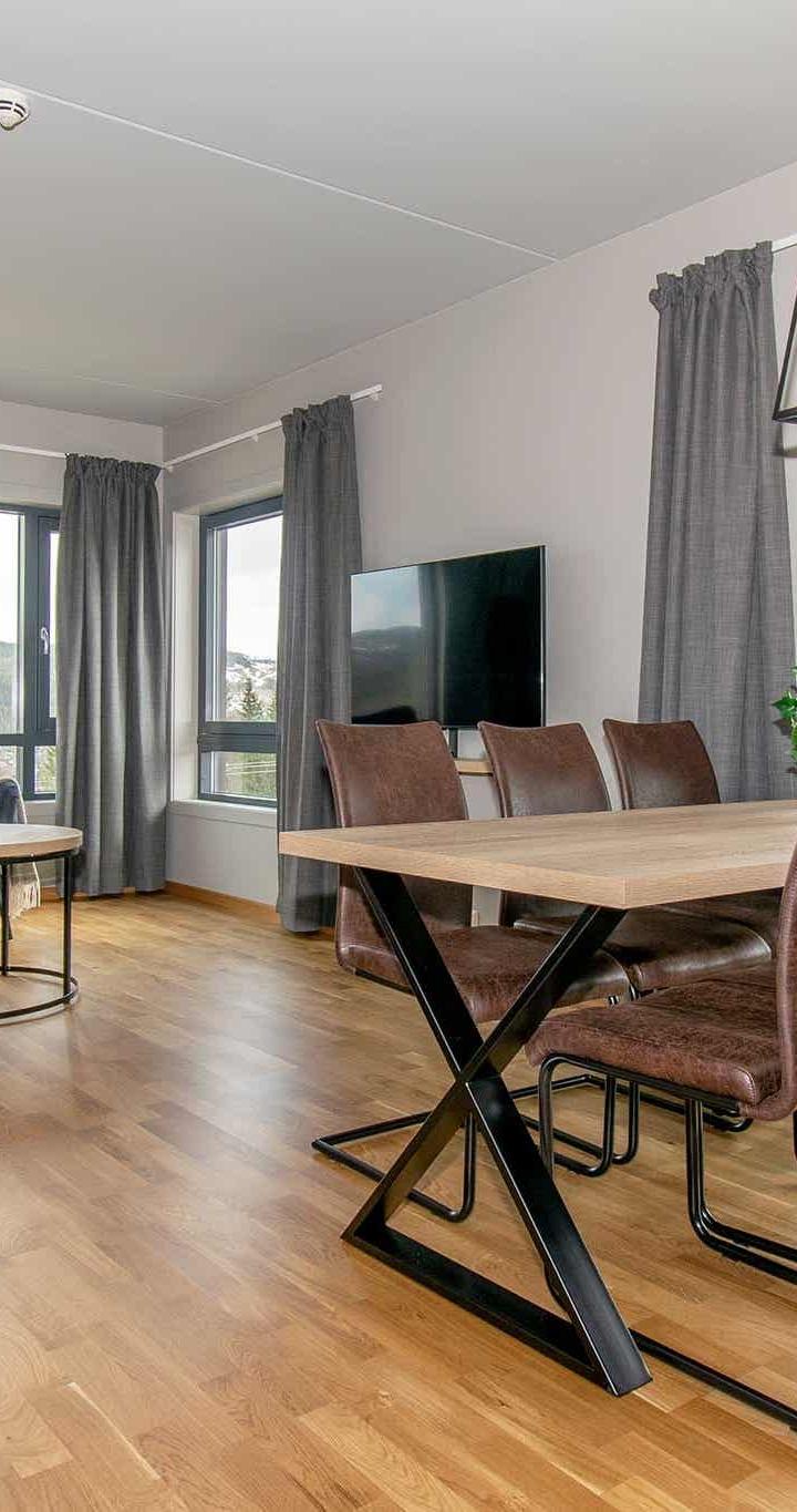 Turistsenteret – The Lodge Trysil B 335 – 2 soveværelser, 4 senge, 60m2 – The Lodge Trysil