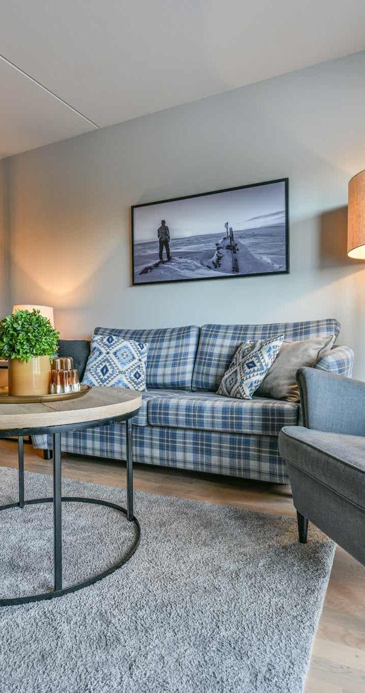 Turistsenteret – The Lodge Trysil B 225 – 2 soveværelser, 5 senge, 60m2 – The Lodge Trysil