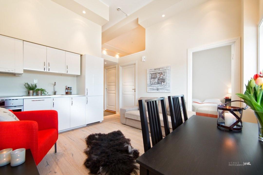 Studielejlighed med separat soveværelse – Ustedalen Hotel og Resort