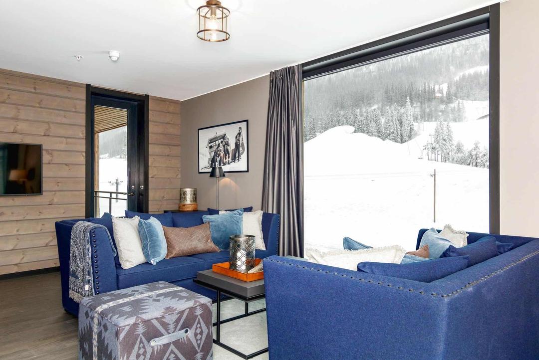 Hemsedal Skisenter - SKISTAR LODGE SUITES 3208 SKI VIEW - 3 sovrum, 8 sängar, 90m2 – SkiStar Lodge Hemsedal Mountain View