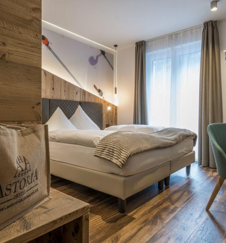 Superior dobbelt- eller 2-sengsværelse med haveudsigt – Hotel Astoria (Canazei)