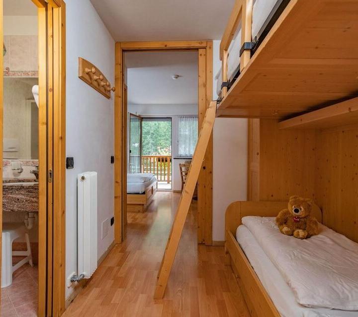 Panorama studiolejlighed med balkon (udsigt mod bjergene) max 4 pers. – Garni Aparthotel Princess (Penia)