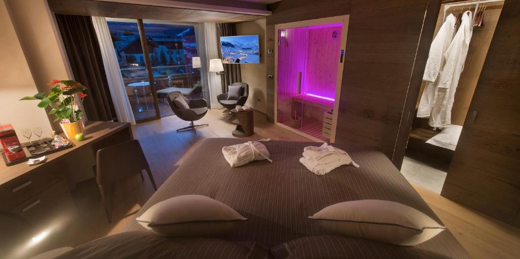 Spa Suite med bastu och balkong – Baita Montana