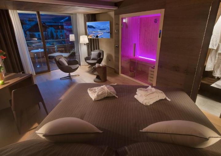 Spa Suite med sauna og balkon – Baita Montana