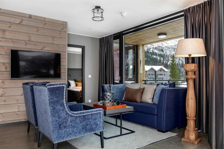 Hemsedal Skisenter – SkiStar Lodge Hemsedal 2105 – 2 soveværelser, 6 senge, 70m2 – SkiStar Lodge Suites (1/24)