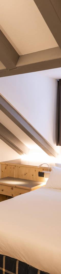 Trippelværelse m balkon max 3 pers. – Hotel Medil (Campitello)