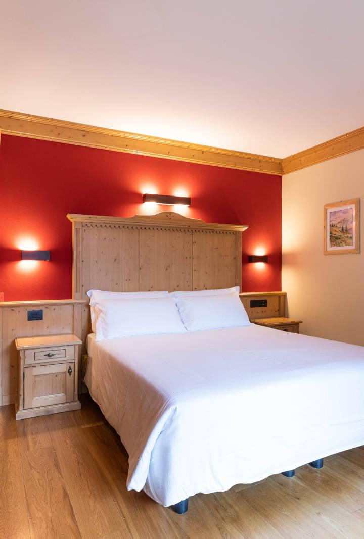 Trippelværelse m balkon max 3 pers. – Hotel Medil (Campitello)