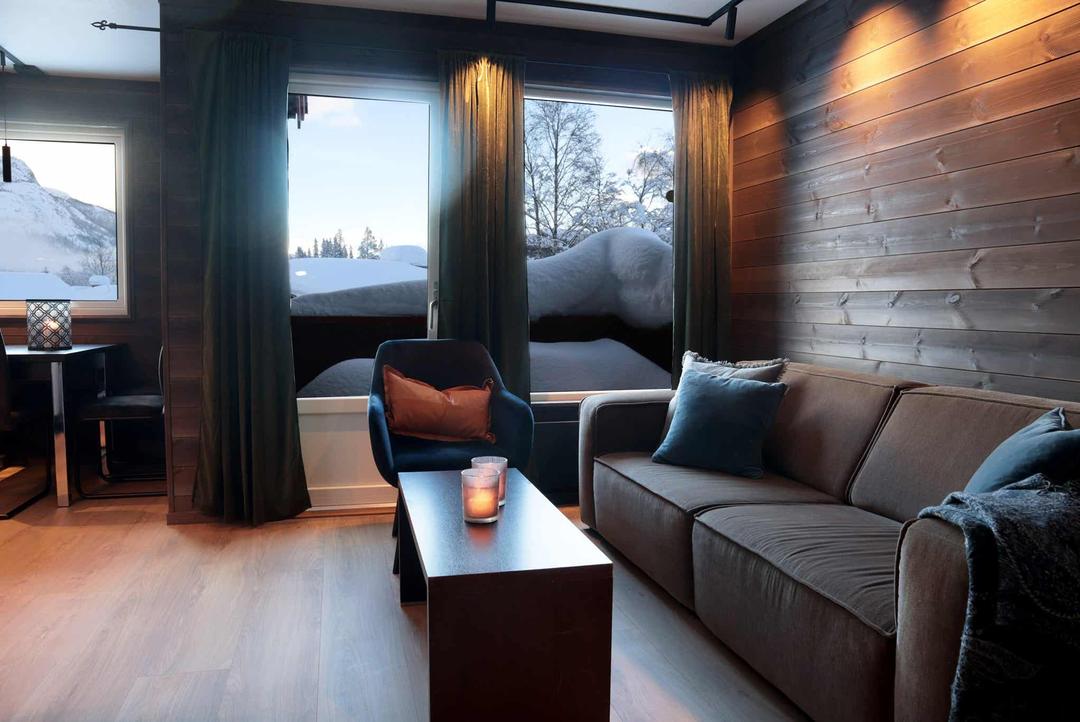 Hemsedal Skisenter – Mølla 101 (Møllestubben 1) – 2 soveværelser, 4 senge, 40m2 – Mølla apartment