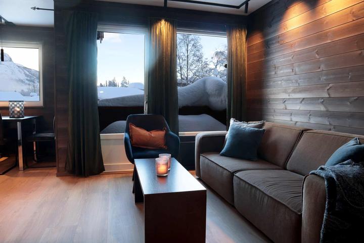 Hemsedal Skisenter – Mølla 101 (Møllestubben 1) – 2 soveværelser, 4 senge, 40m2 – Mølla apartment (1/13)