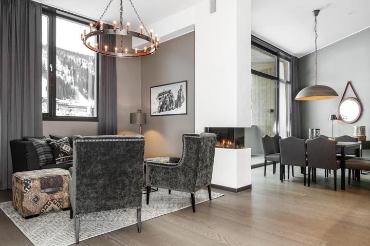 Hemsedal Skisenter - SKISTAR LODGE SUITES TOP VIEW 5204 - 3 soveværelser, 6 senge, 100m2 – SkiStar Lodge Suites