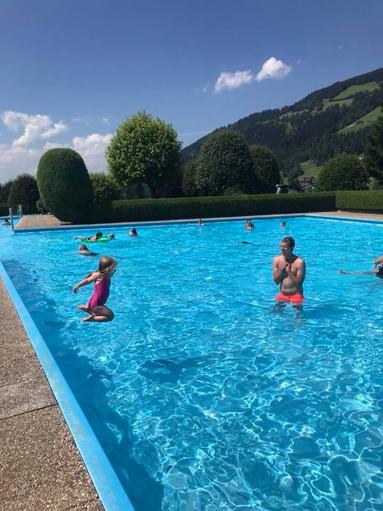 Sommar i Westendorf: Pool