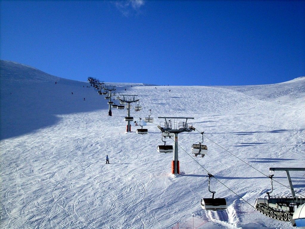 Livigno skilift og piste
