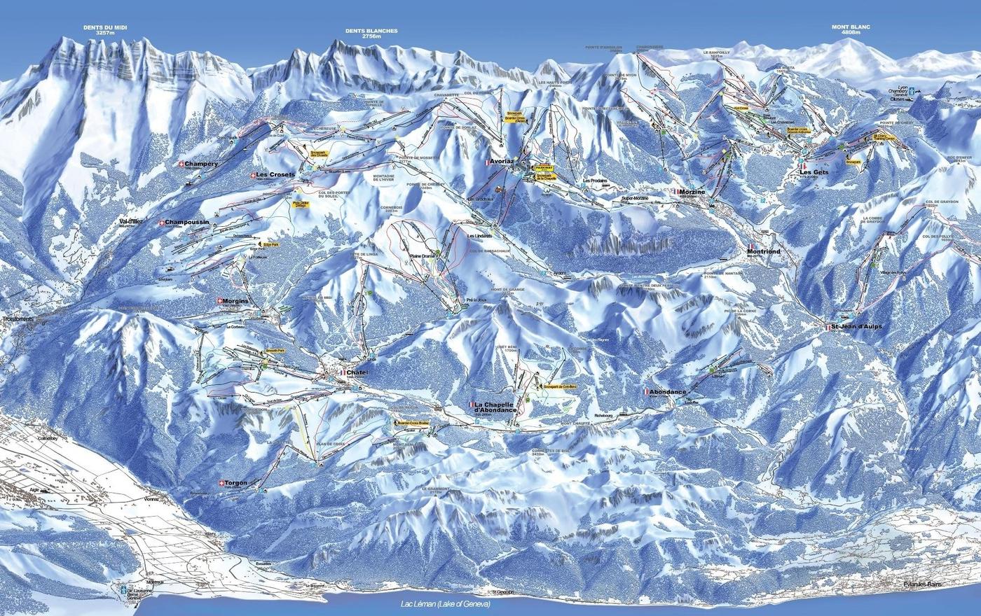 Port des soleil - Avoriaz Skiområde