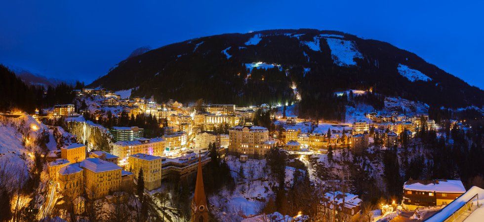 Skiferie i Bad Gastein - aftenshot med masser af afterski