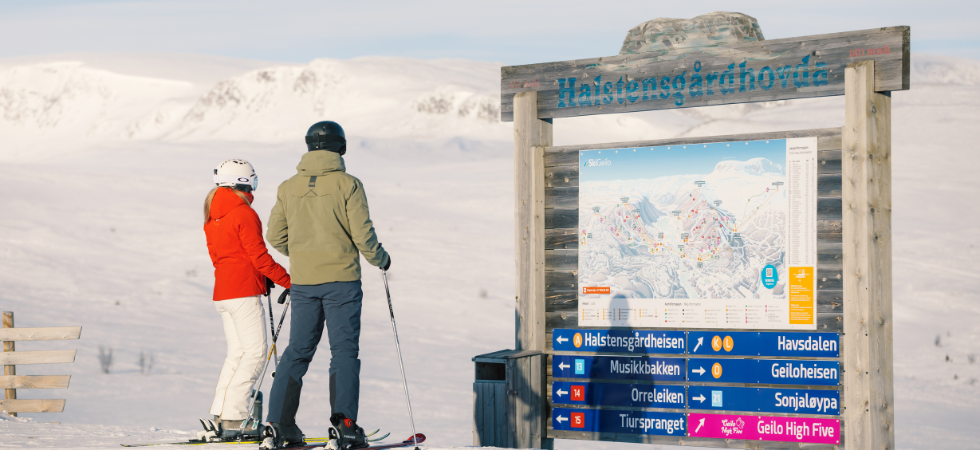 Skiferie i Geilo pistekort