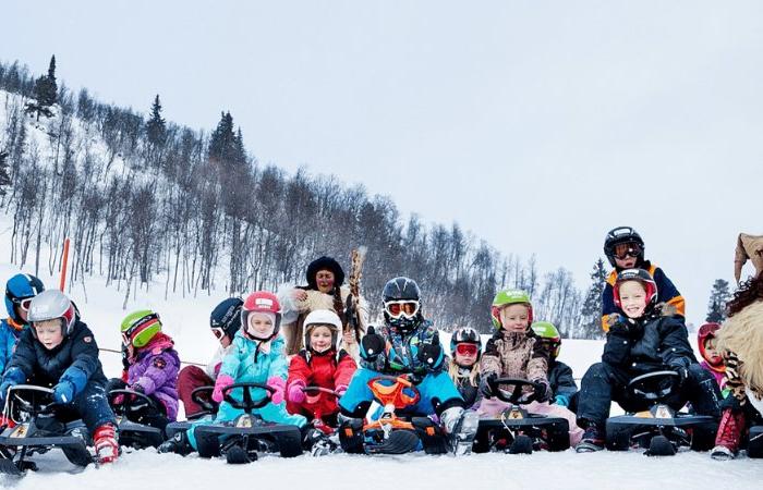 Skiferie i Geilo - børneskiferie med kælk