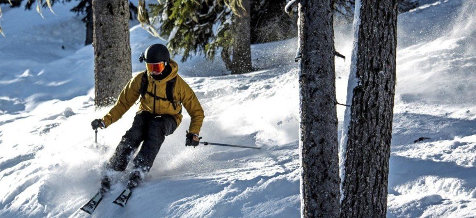 Skiferie i Idre Fjäll - skiløber på offpiste i skov