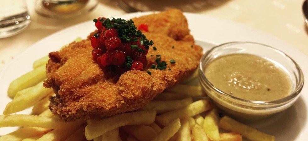 Skiferie i Kitzbühel - wienerschnitzel og pommes