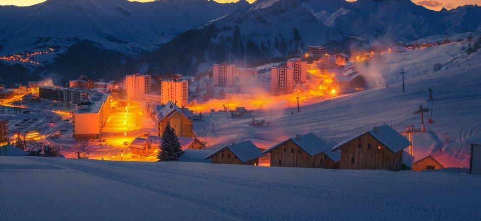 Skiferie i La Toussuire - by night