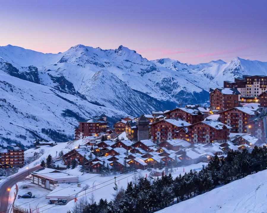 Skidsemester i Les Menuires