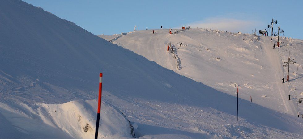 Skiferie i Trysil - udsigt med lift og løjper