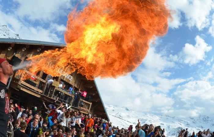 Skiferie i Val Thorens - La Folie Douche (fantastisk afterski)