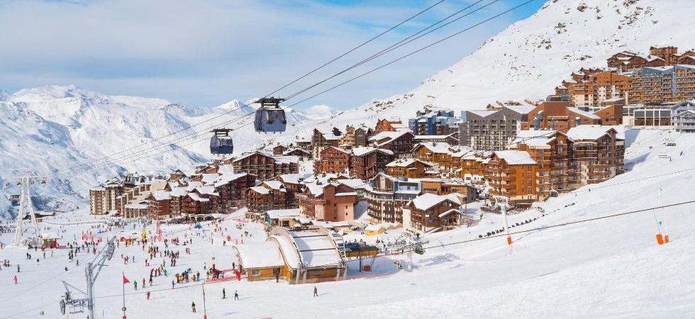 Skiferie i Val Thorens - Byen fra pisten
