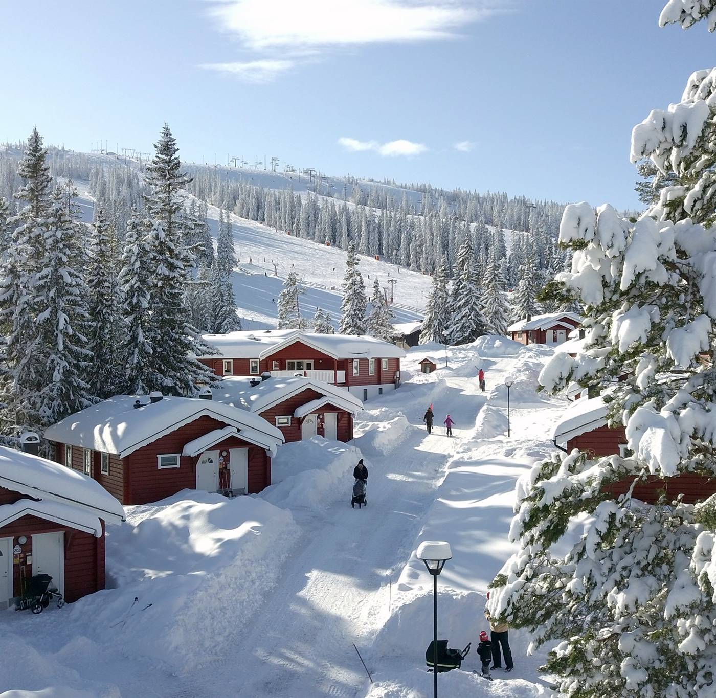 Röda byn Lindvallen, Sälen