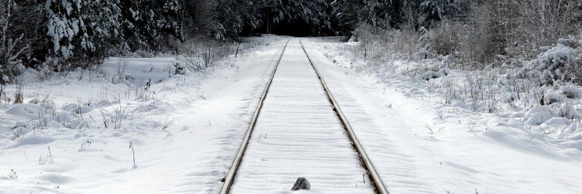 Skidsemester med tåg