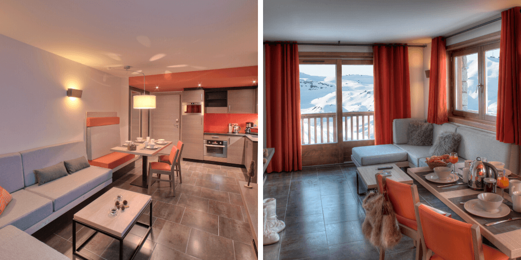5-værelses lejlighed ”superior” max 10 pers. – Les Balcons de Val Thorens - Les Balcons