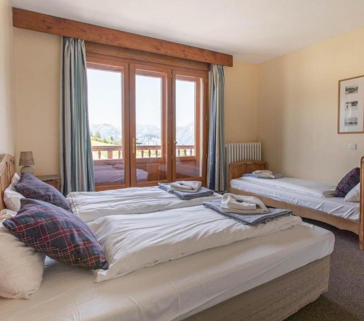3-sengsværelse med balkon max 3 pers. – Hotel Le Chamois