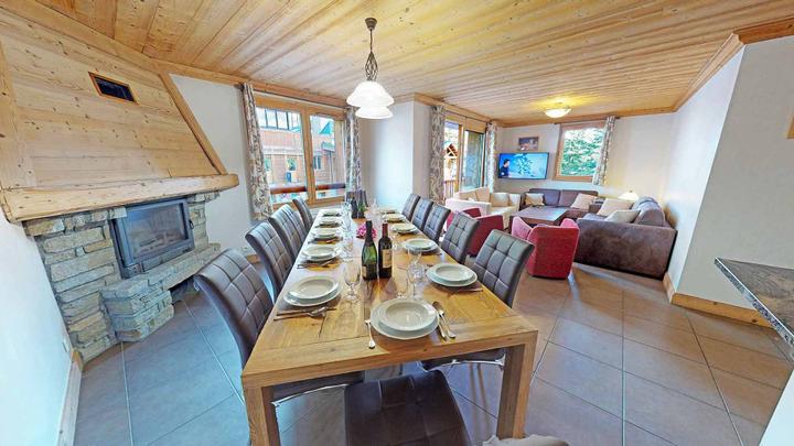 Nr. 1: 6-værelses lejlighed til 10 personer (5 soveværelser; 110 m²) – Residence Le Sabot de Vénus - Grand Rue (1/9)
