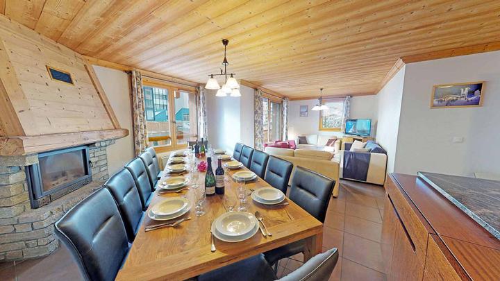 Nr. 3: 6-værelses lejlighed til 10 personer (5 soveværelser; 110 m²) – Residence Le Sabot de Vénus - Grand Rue (1/10)