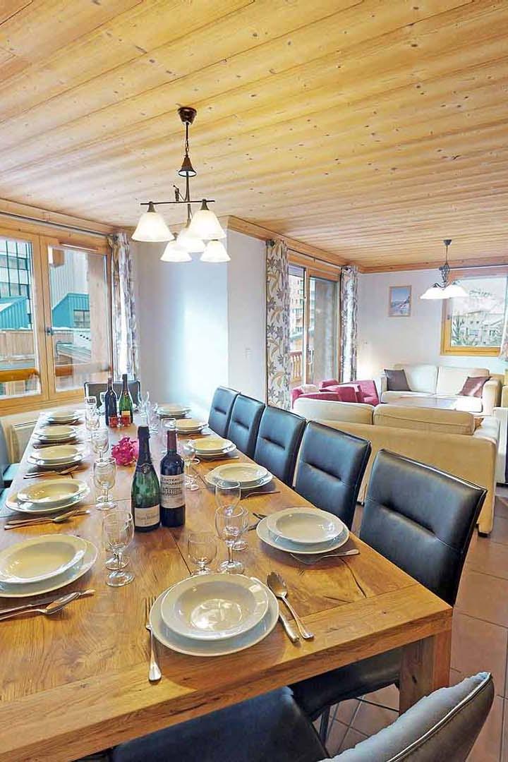 Nr. 3: 6-værelses lejlighed til 10 personer (5 soveværelser; 110 m²) – Residence Le Sabot de Vénus – Grand Rue