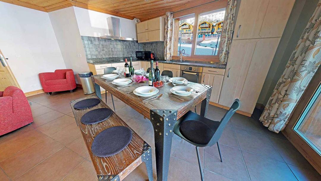 Nr. 7: 4-rumslägenhet för 6 personer (3 sovrum; 85 m²) – Residence Le Sabot de Vénus - Grand Rue