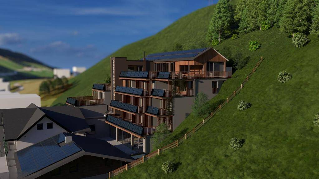 Lägenhetshotell & restaurang Goldhirsch, Wagrain